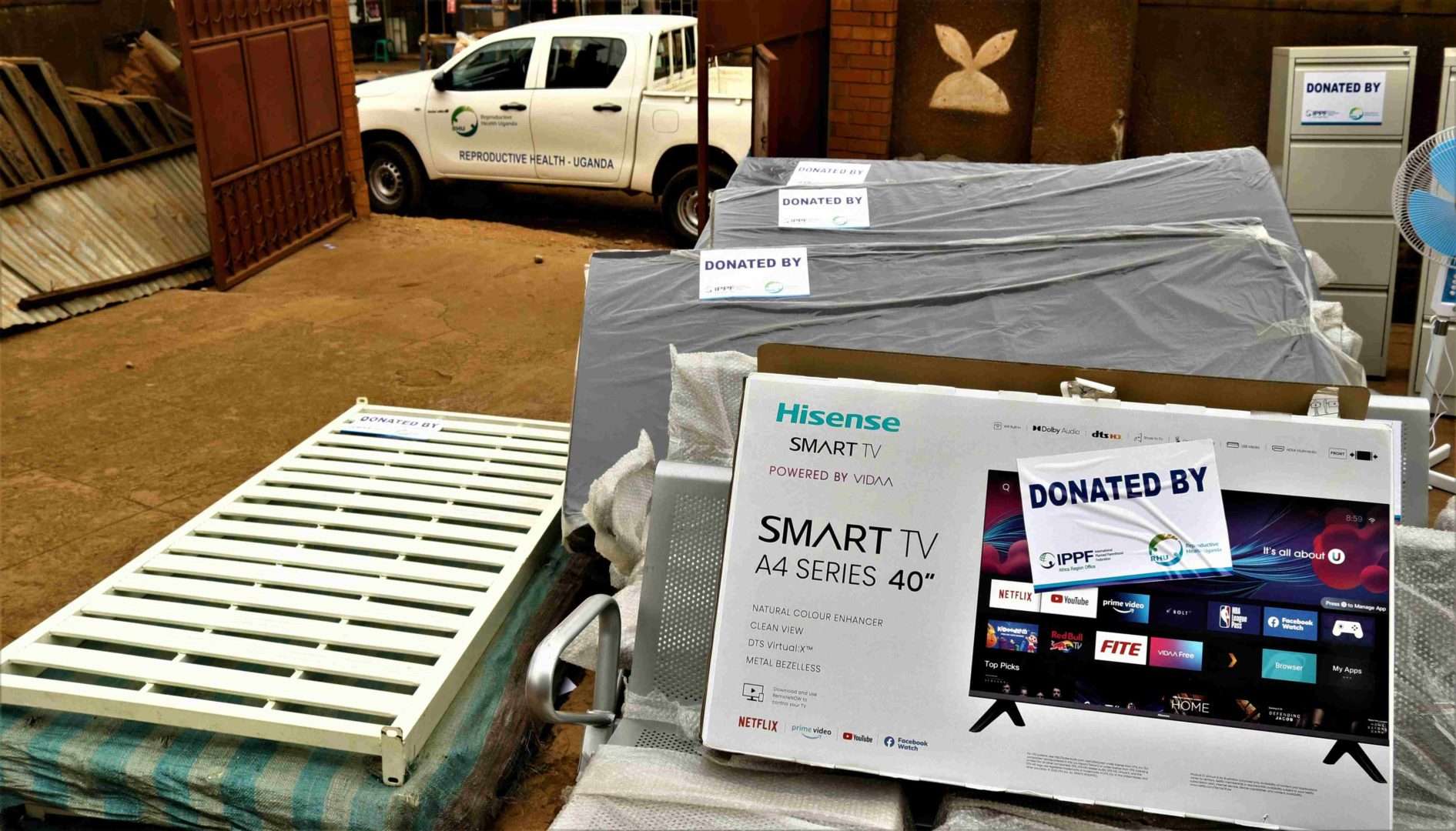 Bwaise Drop in Centre receives IPPFAR donations from RHU