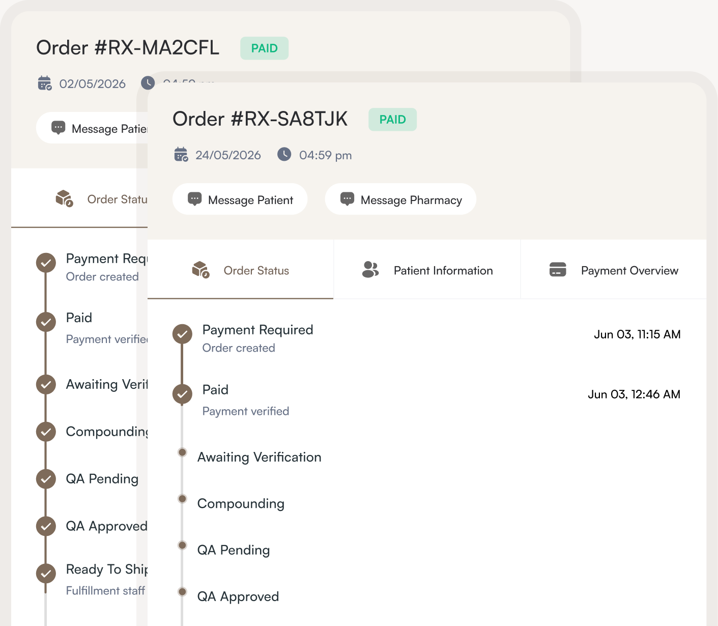 Order Tracking