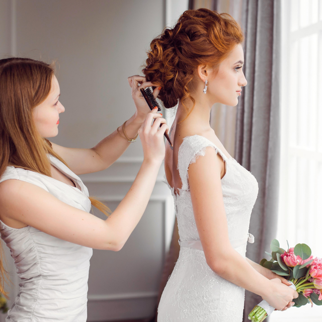 Radiant Looks for Brides and Bridesmaids Bridal Hair & Trial