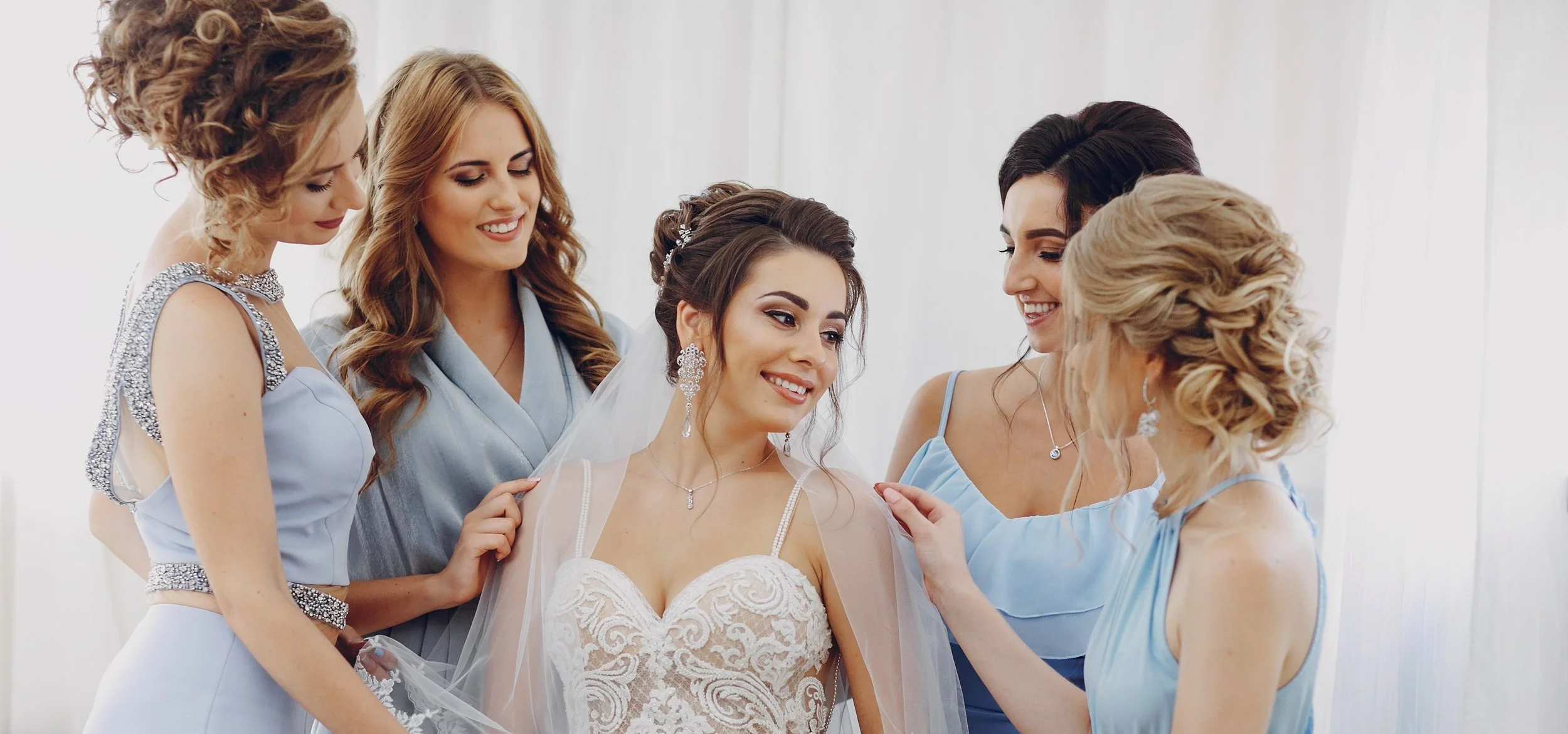 Radiant Looks for Brides and Bridesmaids Bridesmaid Makeup & Hair
