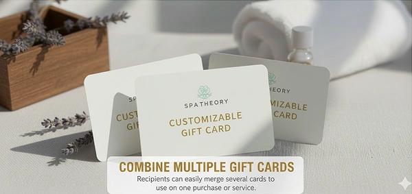 Spa Gift Cards Combine multiple gift cards