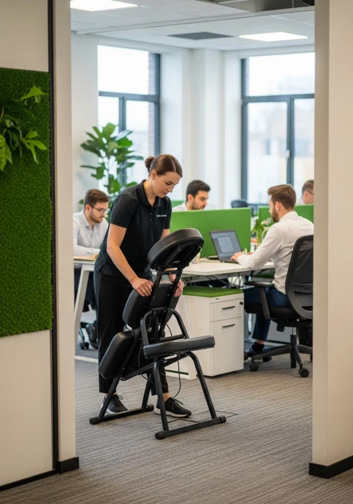 Corporate Chair Massage Minimal Disruption