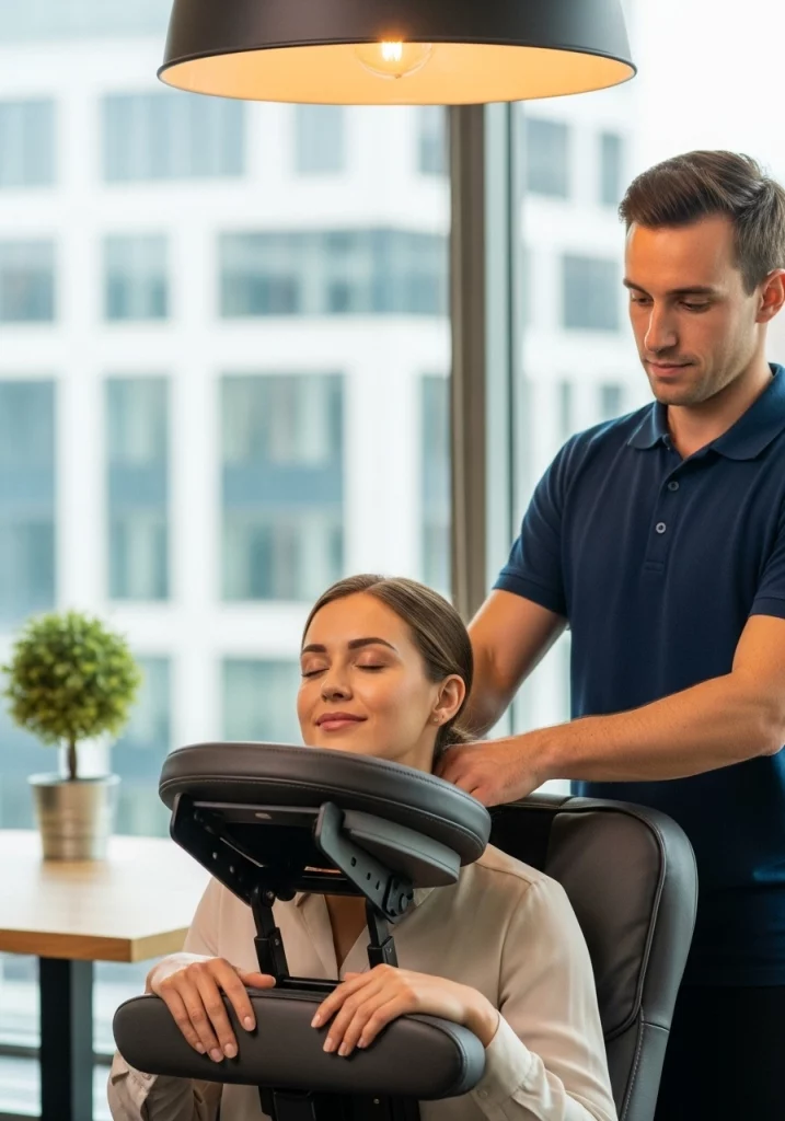 Corporate Chair Massage Personalized Relaxation