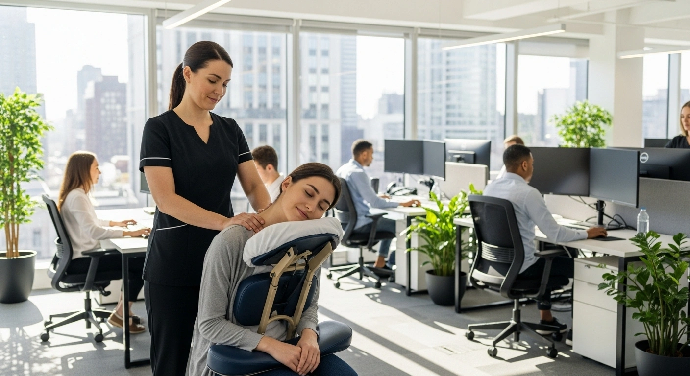 Corporate Chair Massage Workplace Massage