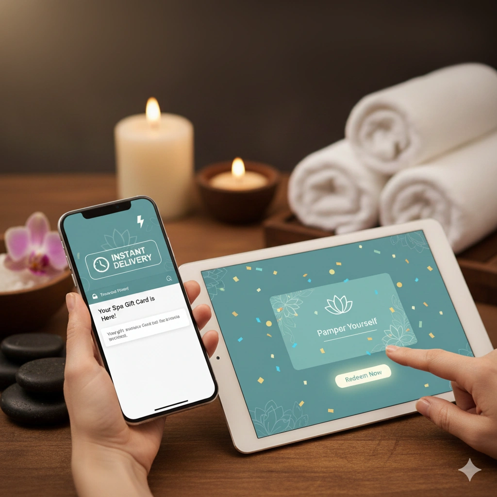Spa Gift Cards Instant digital delivery