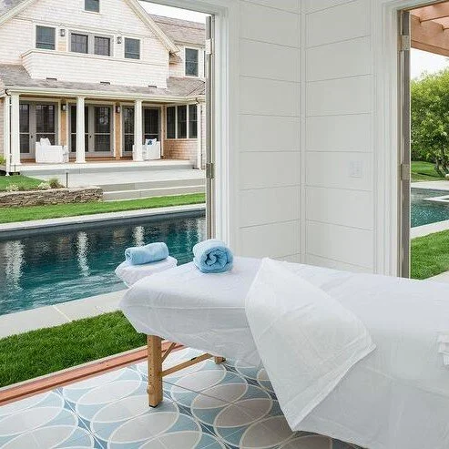 Summer Outdoor Spa Treatments - outdoor massage room